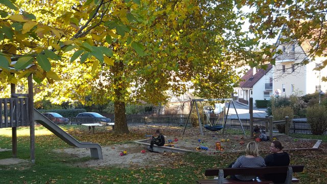 Spielplatz Scheyern Sandkasten