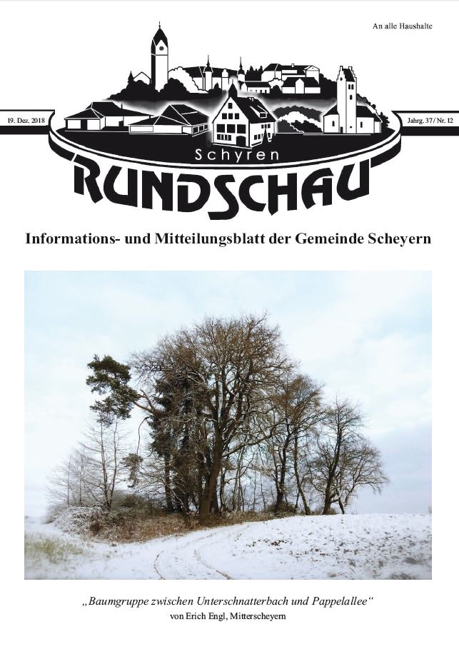 Schyren-Rundschau 12/2018 - 19.12.2018