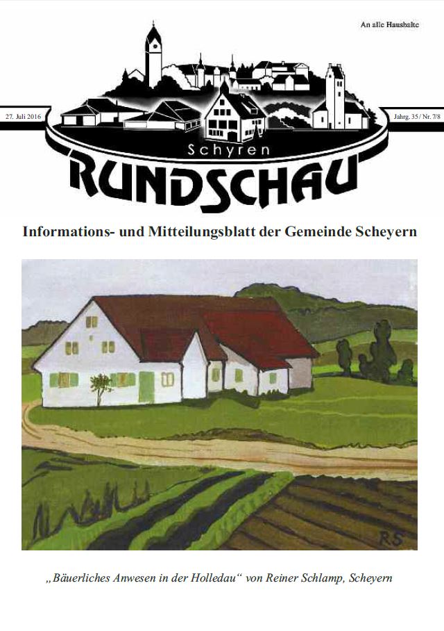 Schyren-Rundschau 7+8/2016 - 20.07.2016