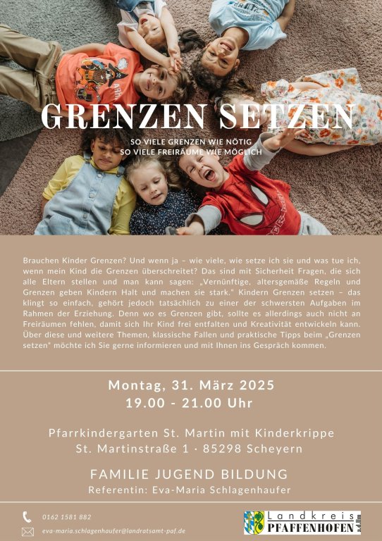 Grenzen setzten - Elternabend Kiga St. Martin - LRA