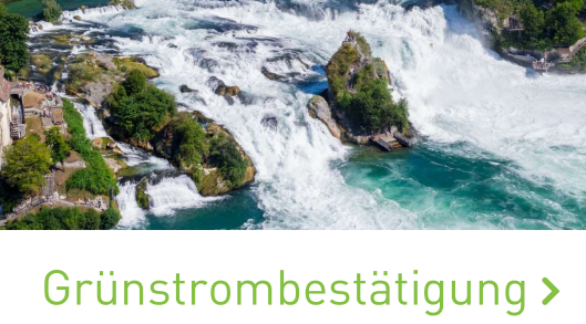 Grünstrombestätigung - Logo