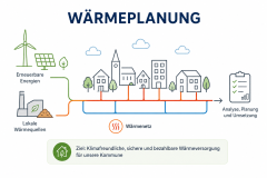 Kommunale Wärmeplanung - KI generiert